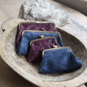 Leather Clutch Bag Distressed