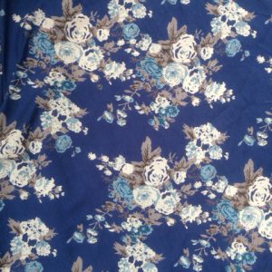 Vintage Rose Dark Blue