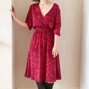 Midi Sasha Dress Moroccan pink