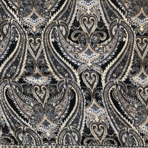 Black Swirl with Gold