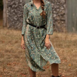 Modal Long Shirt Dress
