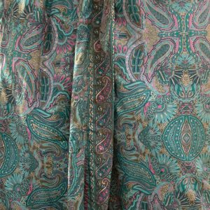 Green and Pink mix with Gold