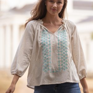 Embroidery Top (Long Sleeve)