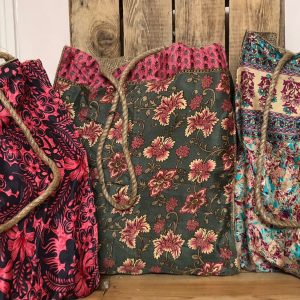 Hessian Lined Shoulder Bag