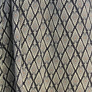 Navy and Cream Diamond