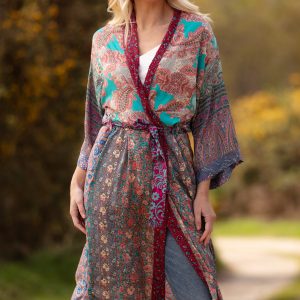 Patch Long Kimono