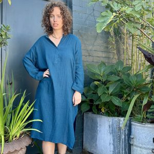 Double cotton Kaftan dress