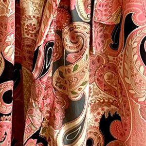Blush Paisley Swirl with Gold