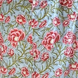 Blue and Pink Floral