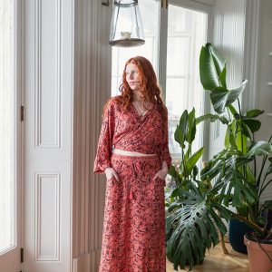 Modal Long Pocket Skirt